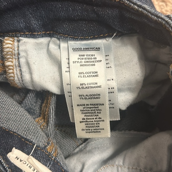 Good American Skinny Dark Blue size 28 - Picture 5 of 5